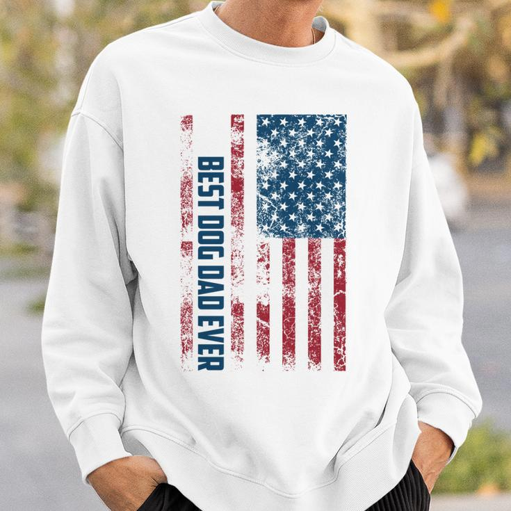 Best Dog Dad Ever | Cute Fathers Day Funny 4Th Of July Gift Sweatshirt Gifts for Him