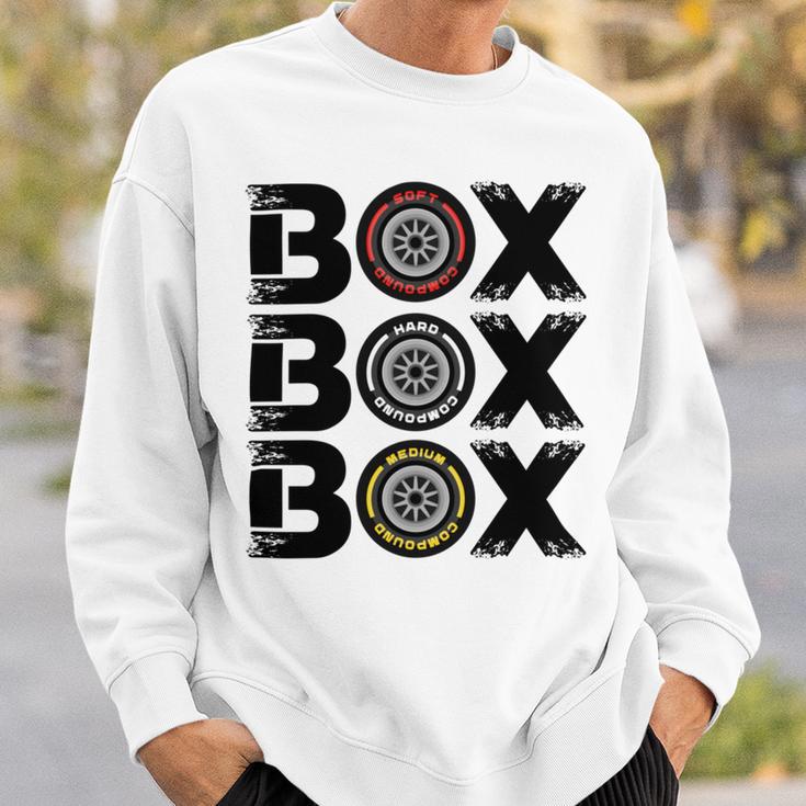 Box Box Box F1 Tyre Compound V2 Design Sweatshirt Gifts for Him