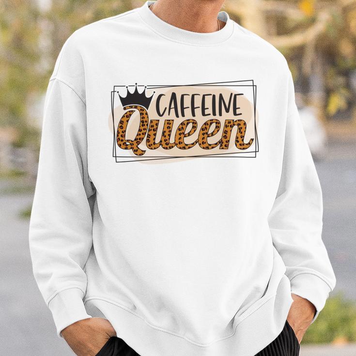 Caffeine Queen Graphic Shirt Design Sweatshirt Gifts for Him