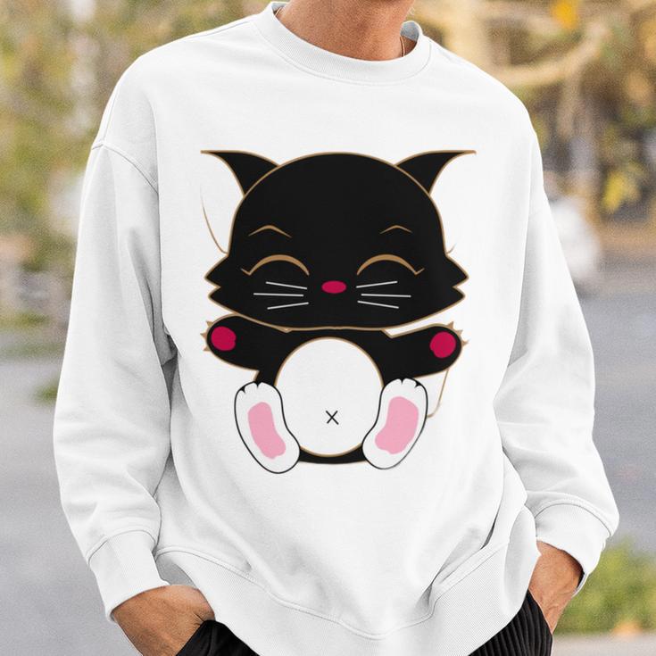 Cat Cut Cat Cat Lovers Black Cat Funny Cat Birthday Cat Gift Cat Danger Kitty V2 Sweatshirt Gifts for Him