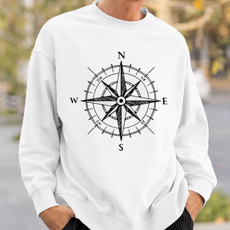 Compass Sweatshirt Gifts for Him