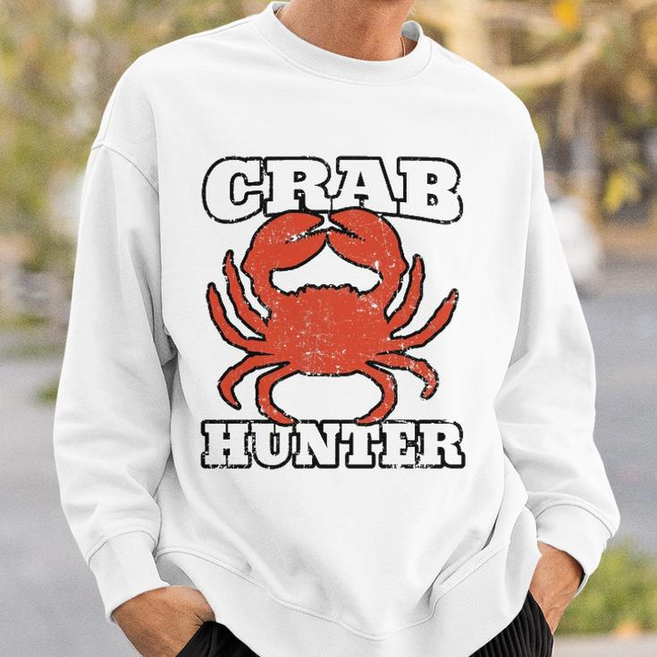 Crab Hunter Seafood Hunting Crabbing Lover Claws Shellfish Sweatshirt Gifts for Him