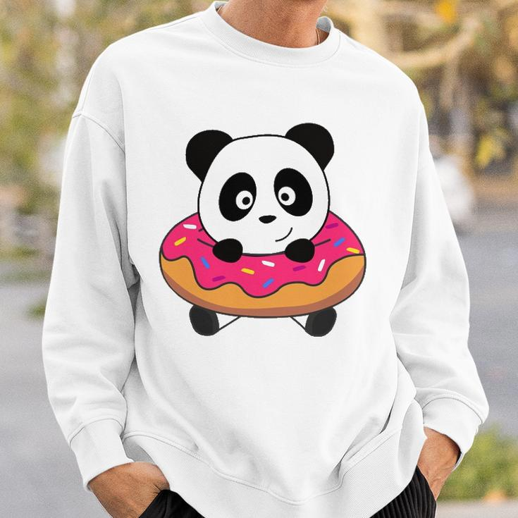Cute Panda Bear Pandas Donut Sprinkles Sweatshirt Gifts for Him