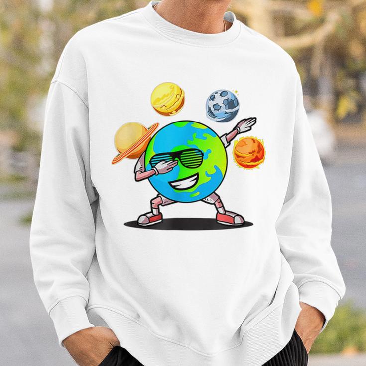 Dabbing Earth Day Sweatshirt Gifts for Him