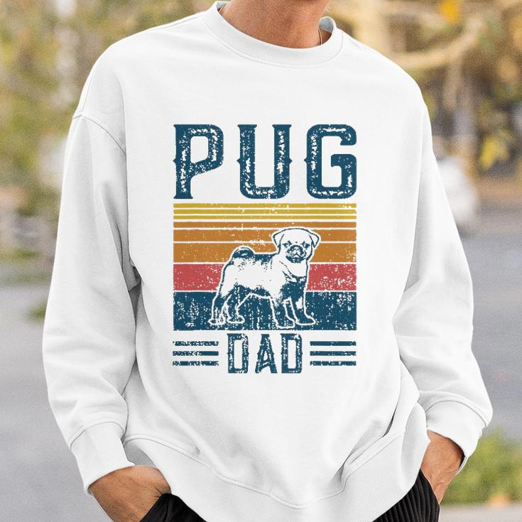 Dog Pug Papa - Vintage Pug Dad Sweatshirt Gifts for Him