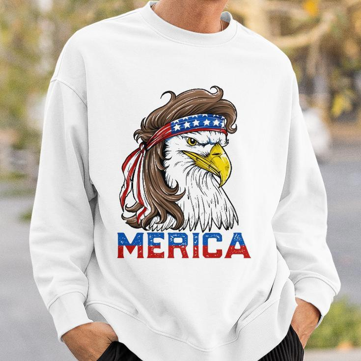 Eagle Mullet 4Th Of July American Flag Merica Usa Essential Sweatshirt Gifts for Him