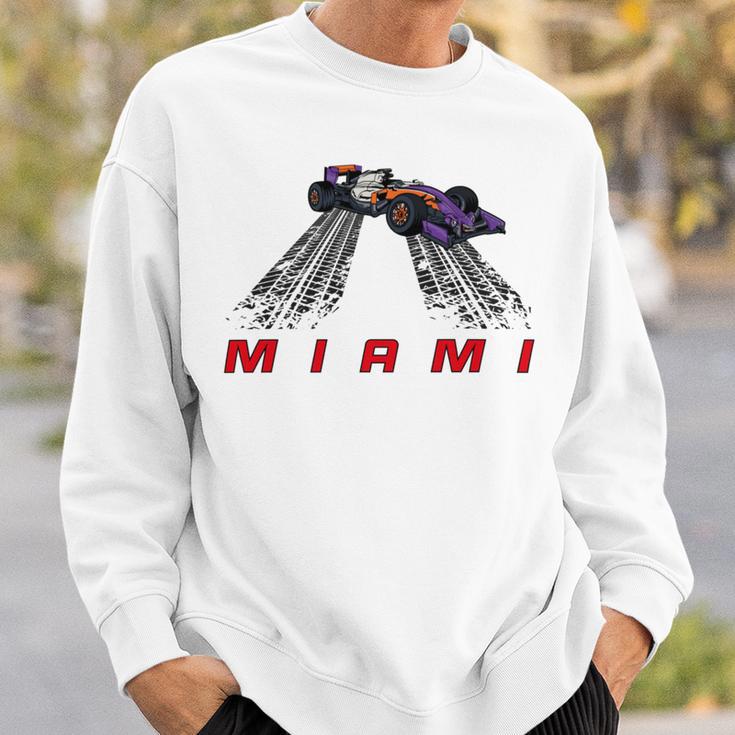 F 1 Miami Gp Aqua Sweatshirt Gifts for Him