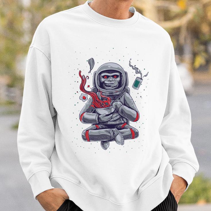 Funny Astronaut Monkey Ramen V2 Sweatshirt Gifts for Him