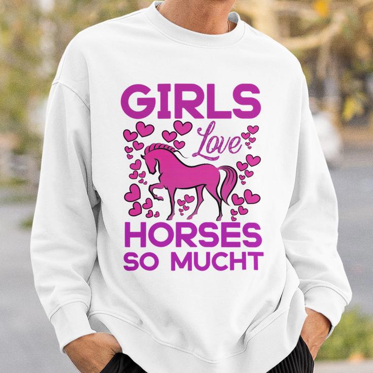 Girls Love Hhoresed So Much Sweatshirt Gifts for Him