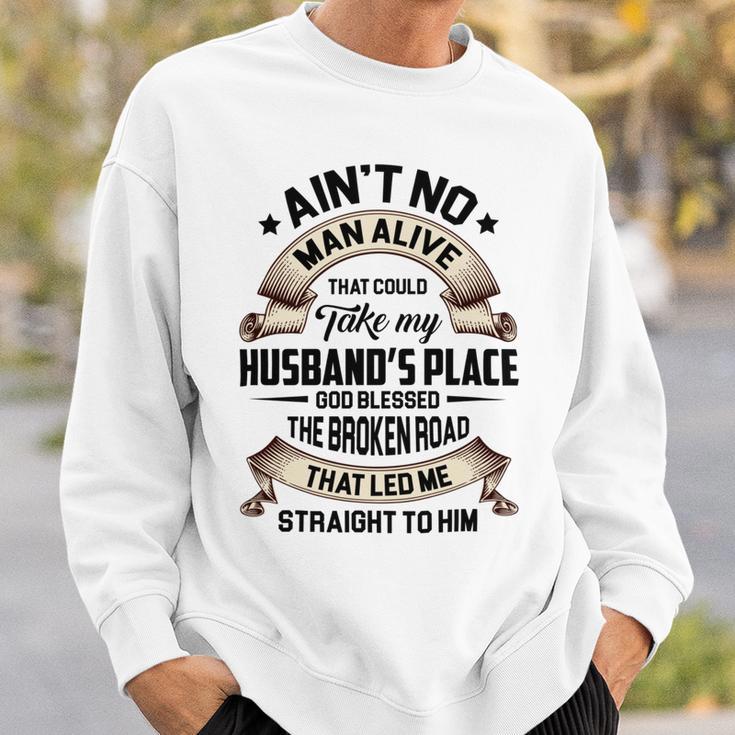 God Blessed The Broken Road Best Gift For Wife Sweatshirt Gifts for Him