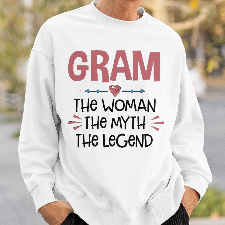 Gram Grandma Gift Gram The Woman The Myth The Legend Sweatshirt Gifts for Him