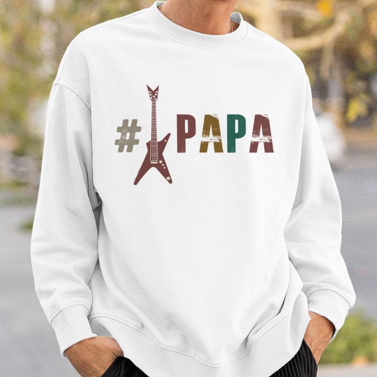 Guitar Papa Sweatshirt Gifts for Him