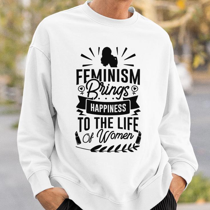 Happy Feminist Sweatshirt Gifts for Him