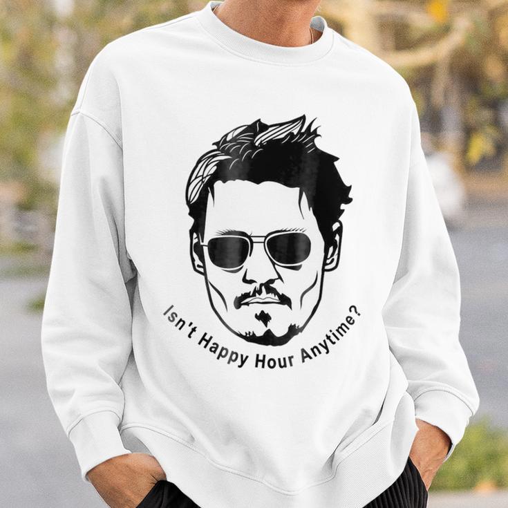 Isnt Happy Hour Anytime Mega Pint Sweatshirt Gifts for Him