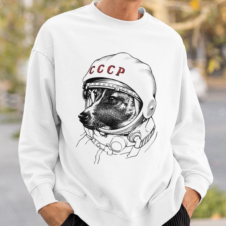 Laika Space Traveler Sweatshirt Gifts for Him