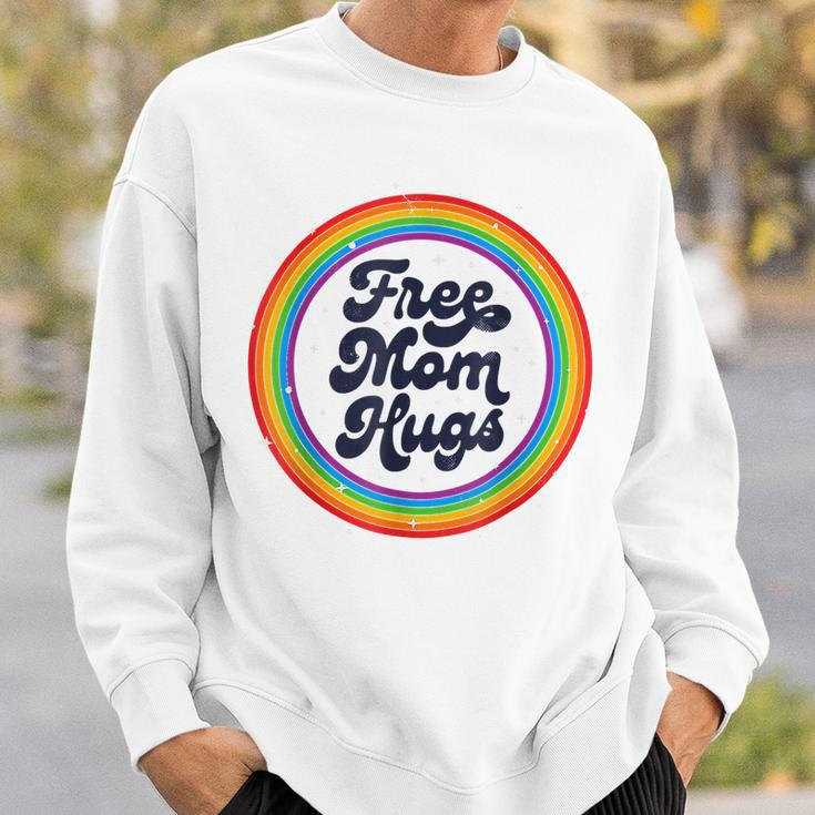 Lgbtq Free Mom Hugs Gay Pride Lgbt Ally Rainbow Lgbt Sweatshirt Gifts for Him
