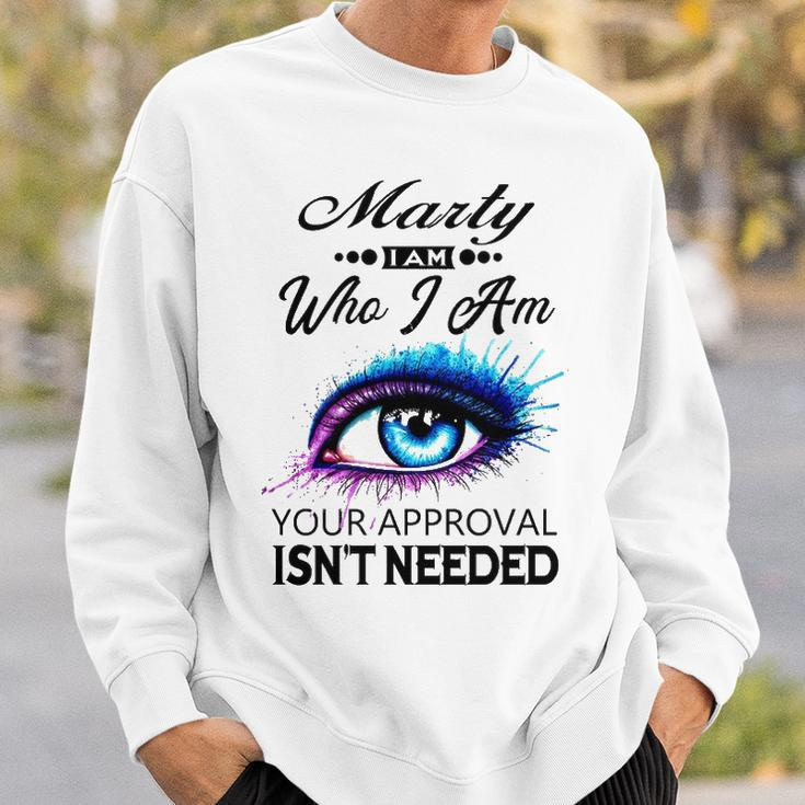 Marty Name Gift Marty I Am Who I Am Sweatshirt Gifts for Him