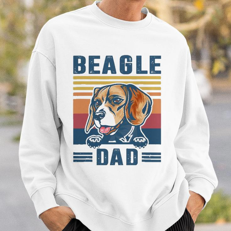 Mens Beagle Dad Father Retro Beagle Gifts Dog Dad Sweatshirt Gifts for Him