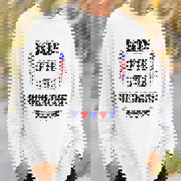 Mens Mens 4Th Of July Dad Daddy Of The Little Firecracker Gifts Sweatshirt Gifts for Him
