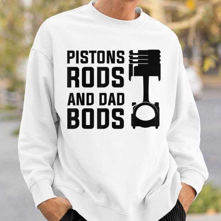 Mens Pistons Rods And Dad Bods Sweatshirt Gifts for Him