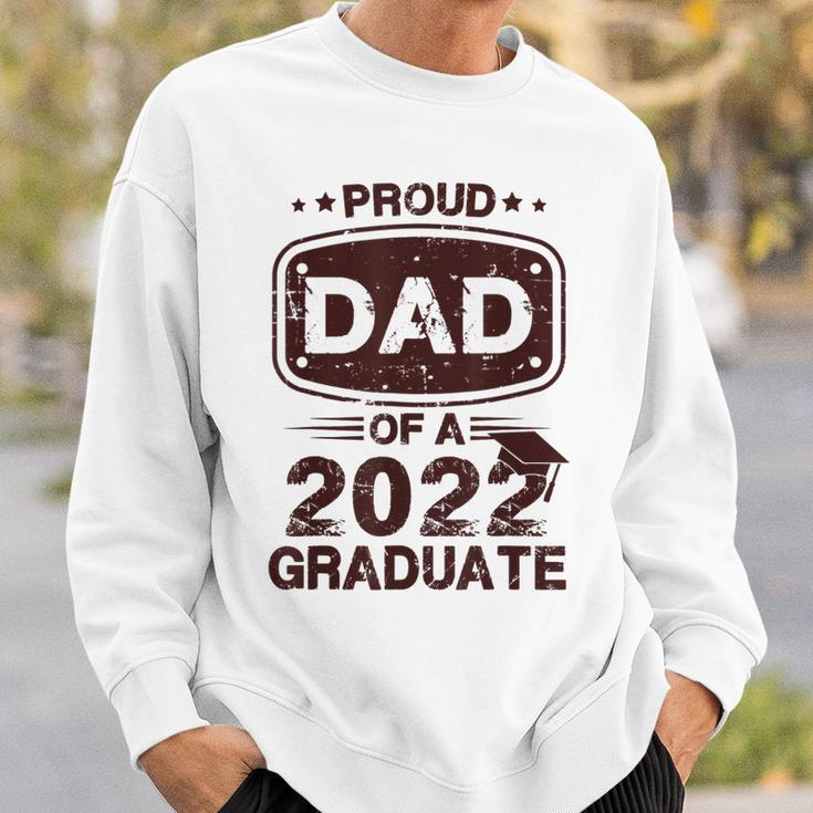 Mens Proud Dad Of A Class Of 2022 Graduate Senior Graduation Best Sweatshirt Gifts for Him