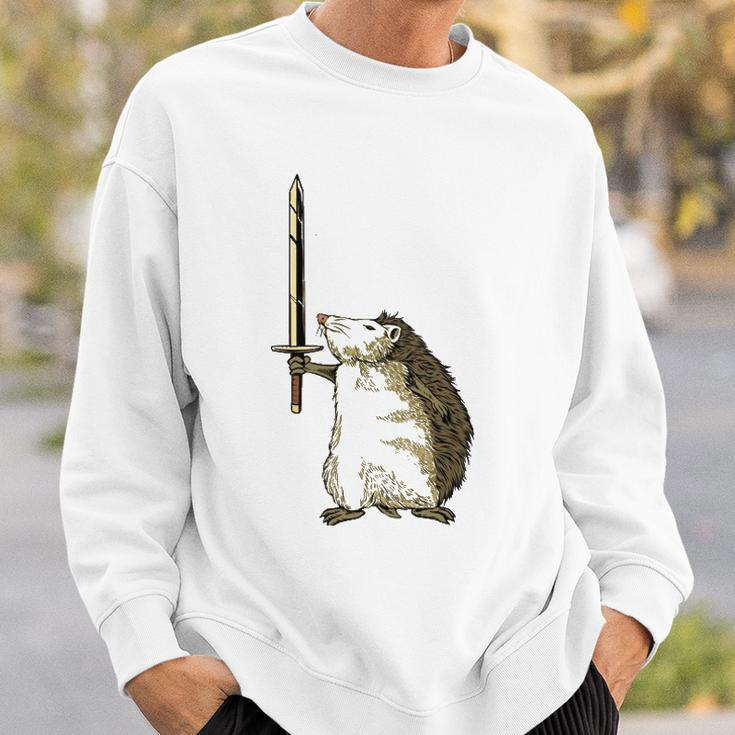 Mighty Hedgehog With Long Sword Sweatshirt Gifts for Him