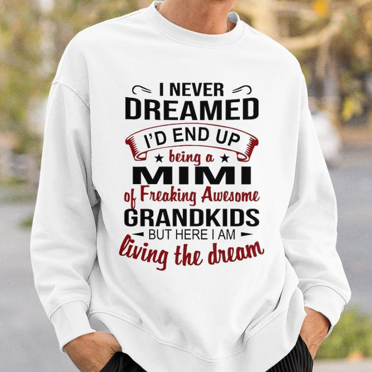 Mimi Grandma Gift Mimi Of Freaking Awesome Grandkids Sweatshirt Gifts for Him