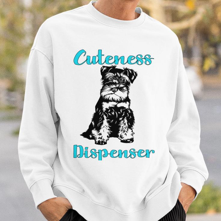 Miniature Schnauzer At Home Cuteness Dispenser Multi Tasking Dog Sweatshirt Gifts for Him