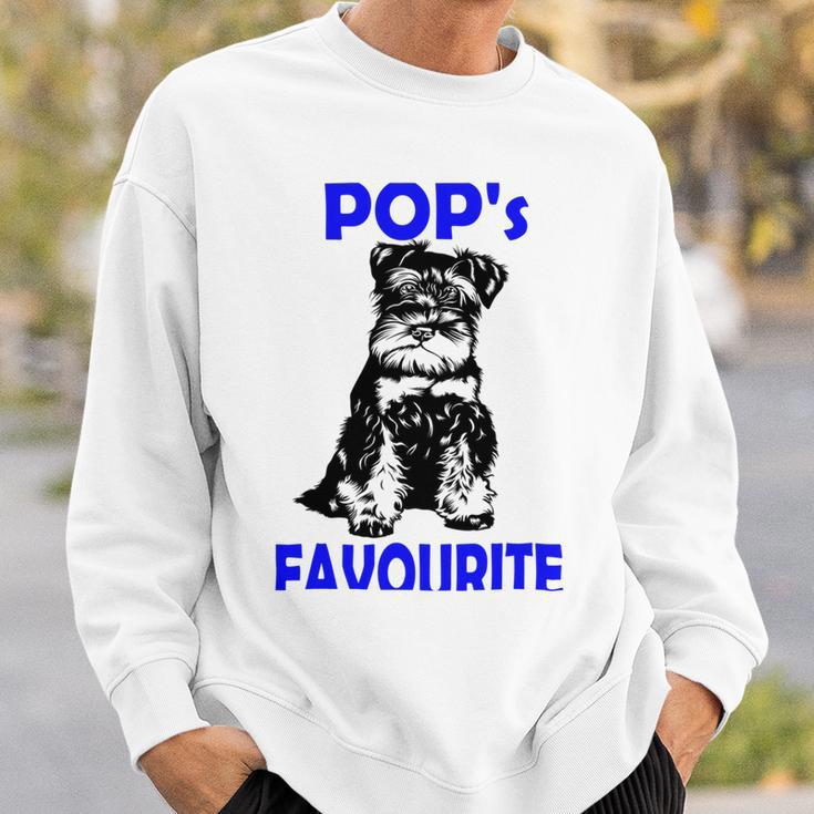 Miniature Schnauzer At Home Pops Favourite Multi Tasking Dog Sweatshirt Gifts for Him