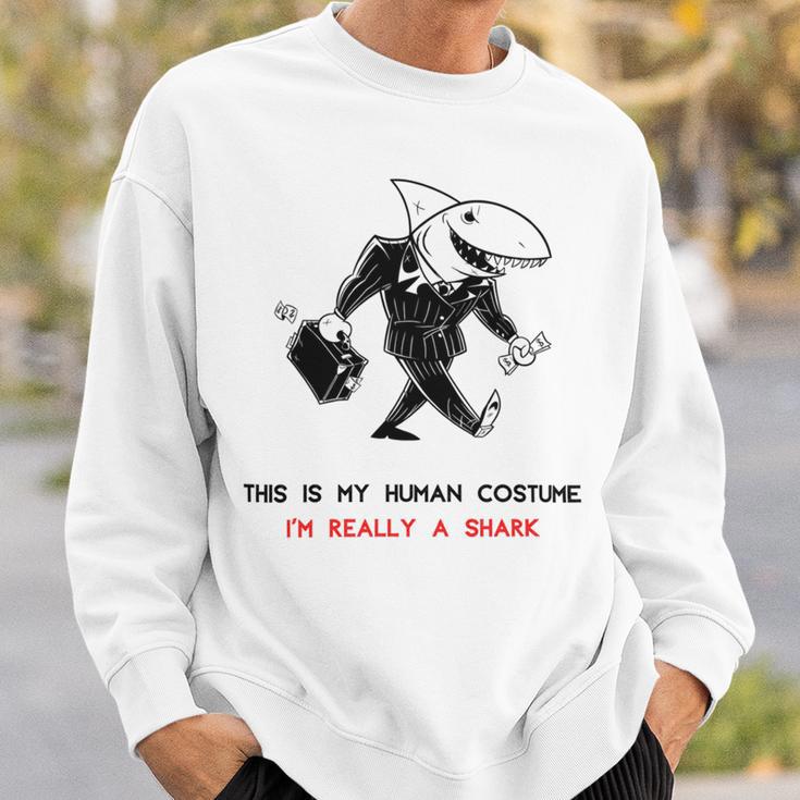 Money Shark Sweatshirt Gifts for Him