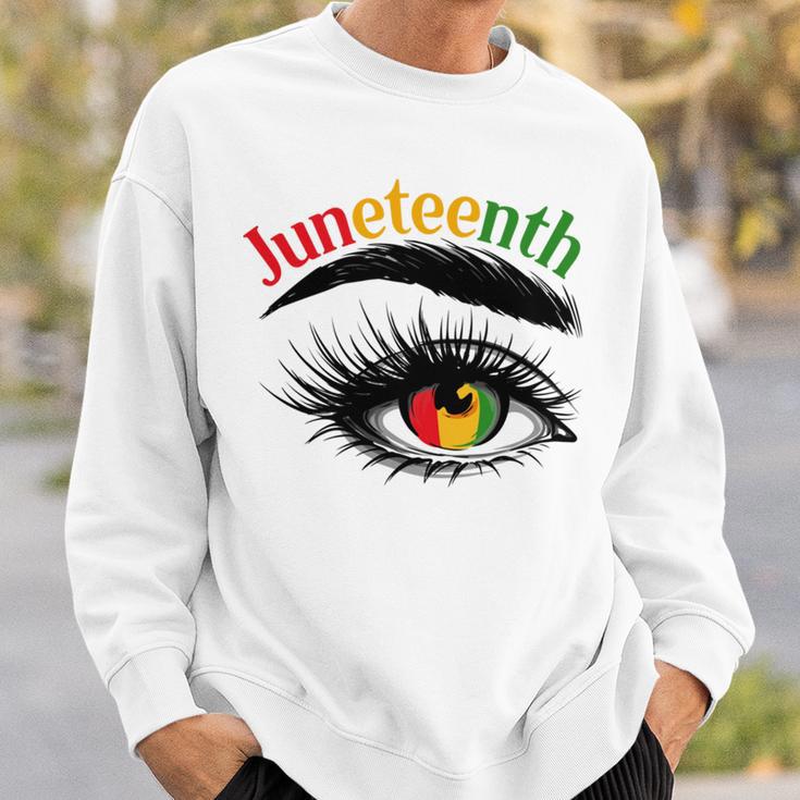 Official 4 Juneteenth - African American Women Black History Pride Sweatshirt Gifts for Him