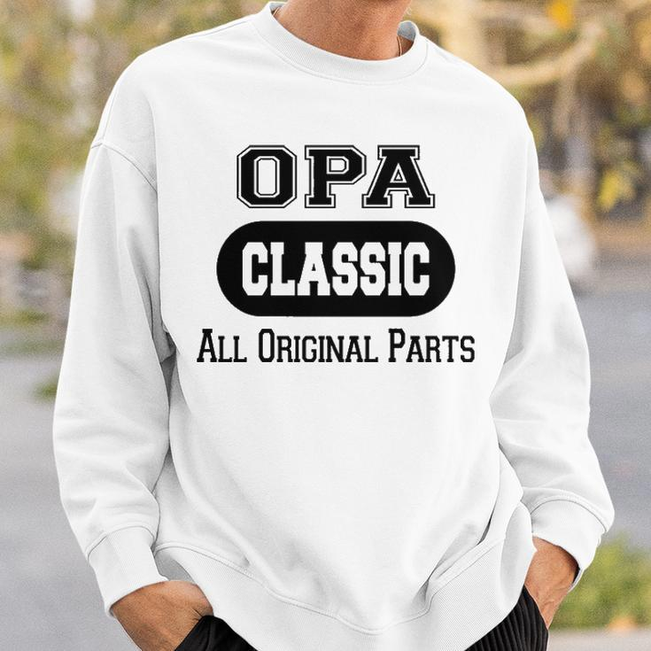 Opa Grandpa Gift Classic All Original Parts Opa Sweatshirt Gifts for Him