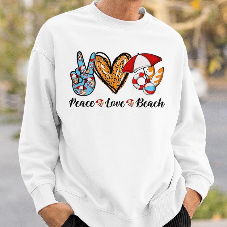 Peace Love Beach Summer Vacation 184 Shirt Sweatshirt Gifts for Him