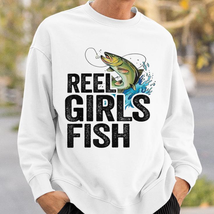 Reel Girl Fish Sweatshirt Gifts for Him