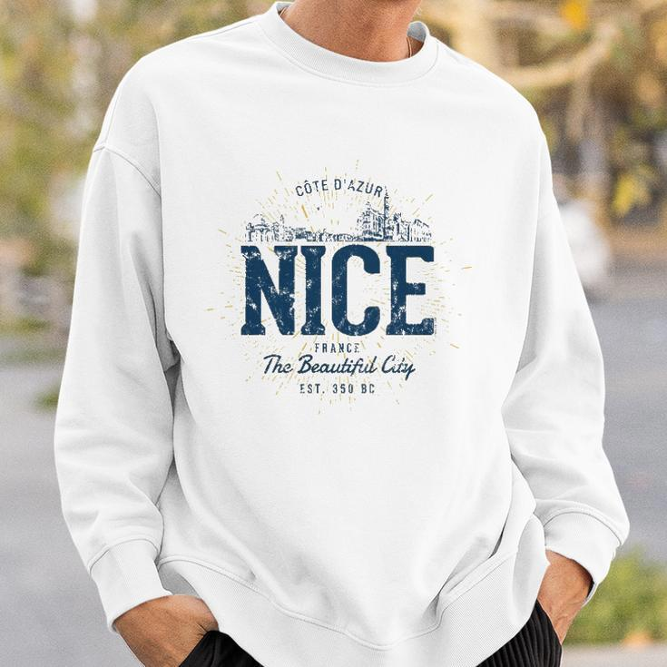 Retro Style Vintage Nice France Sweatshirt Gifts for Him