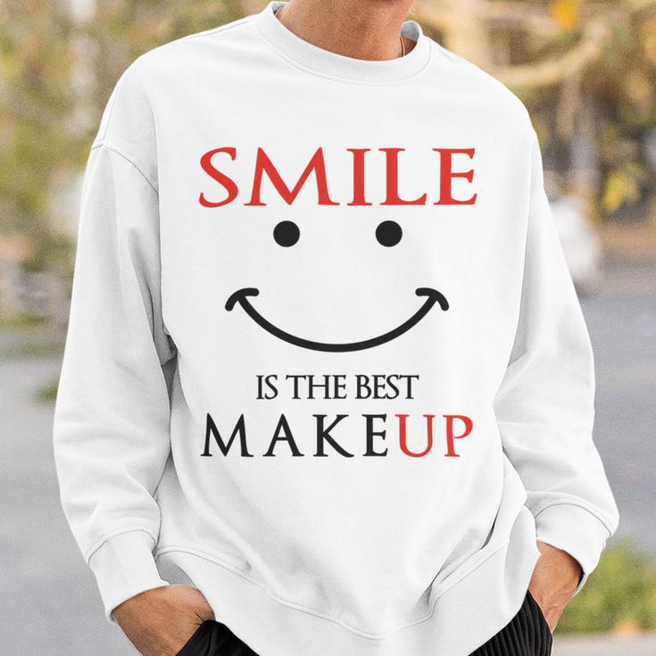 Smile Is The Best Makeup Sweatshirt Gifts for Him