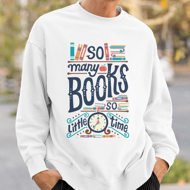 So Many Books So Little Time 230 Trending Shirt Sweatshirt Gifts for Him