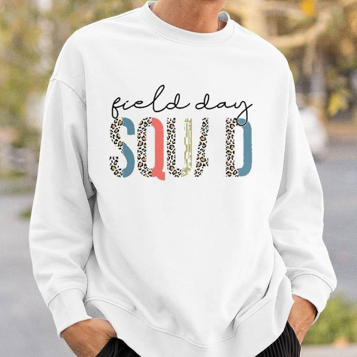 Squad Teacher Student First Last Day Of School Field Leopard Sweatshirt Gifts for Him