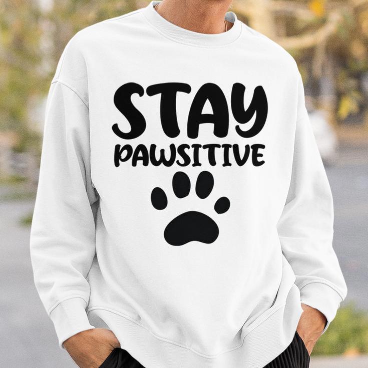 Stay Pawsitive 96 Trending Shirt Sweatshirt Gifts for Him