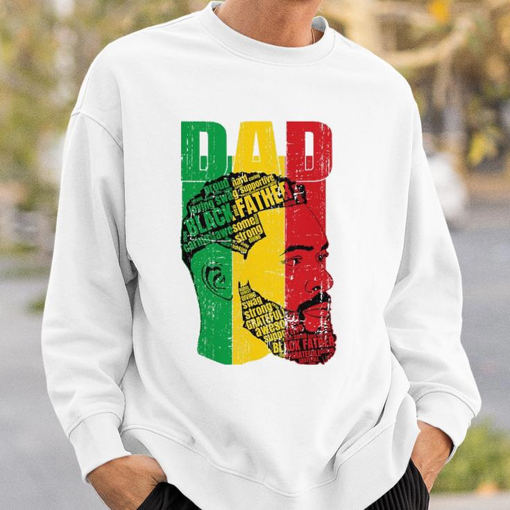 Strong Black Dad King African American Sweatshirt Gifts for Him
