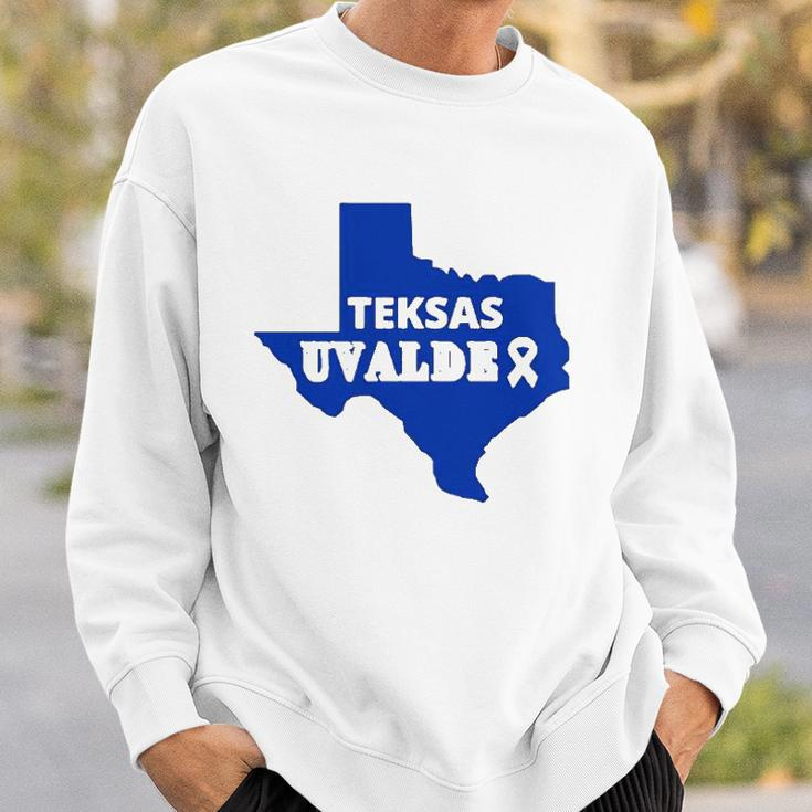 Texas Uvalde Pray For Texas Texas Map Sweatshirt Gifts for Him