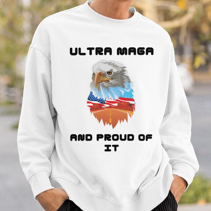 Ultra Mega And Proud Of It Pro Trump Patriotic Republican Sweatshirt Gifts for Him