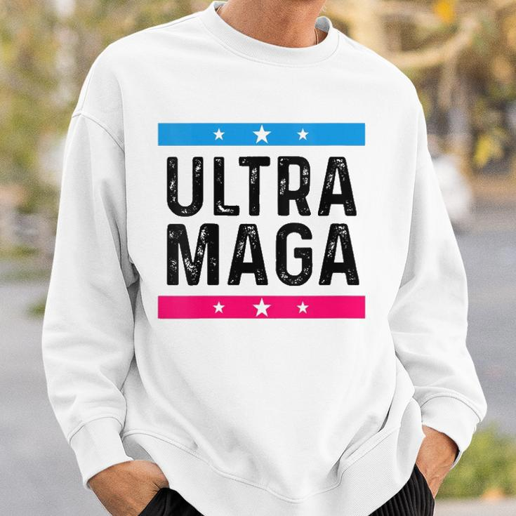 Womens Ultra Mega Patriotic Trump Republicans Conservatives Vote Trump Sweatshirt Gifts for Him