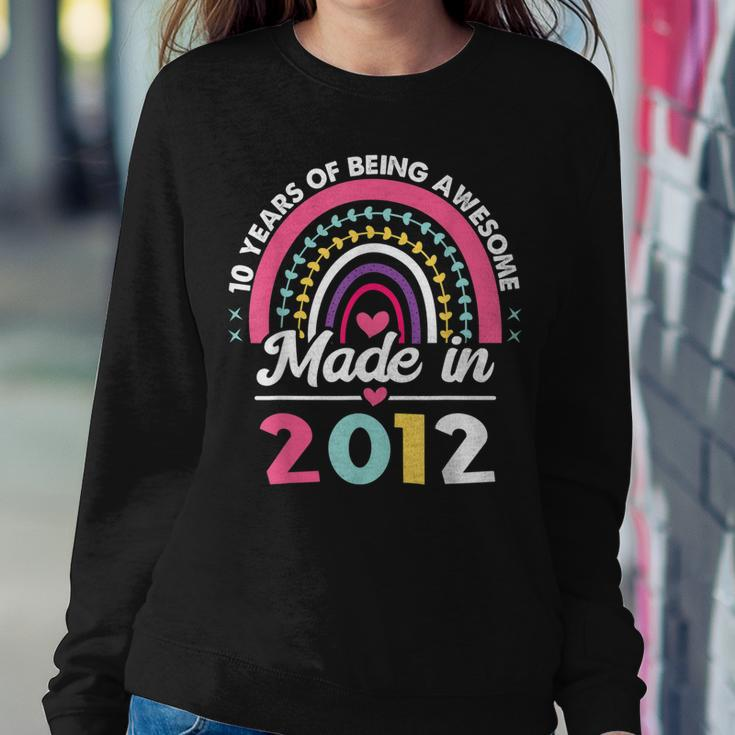 10 Years Old Gifts 10Th Birthday Born In 2012 Women Girls Sweatshirt Gifts for Her