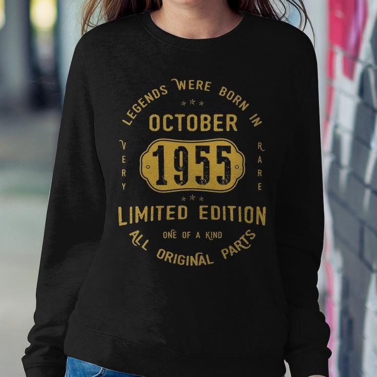 1955 October Birthday Gift 1955 October Limited Edition Sweatshirt Gifts for Her