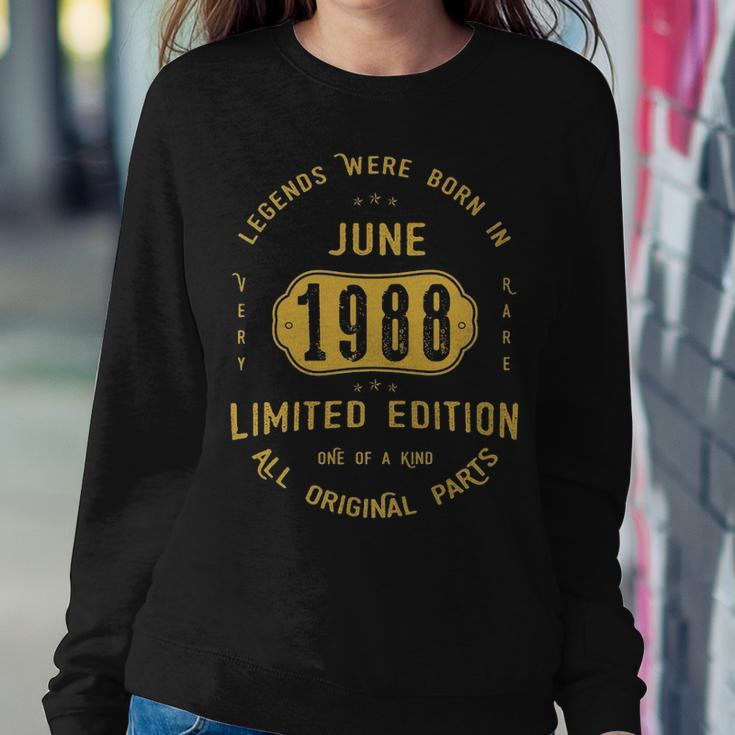 1988 June Birthday Gift 1988 June Limited Edition Sweatshirt Gifts for Her