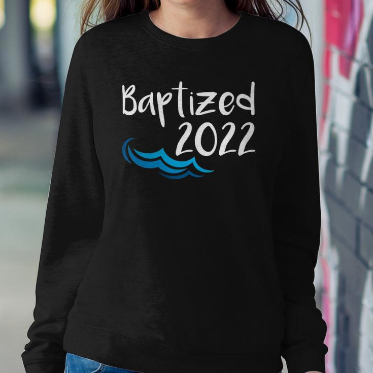 2022 Baptized Water Baptism Christian Catholic Church Faith Sweatshirt Gifts for Her