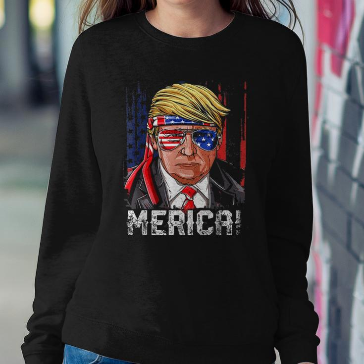 2024 Trump 4Th Of July S Merica Sweatshirt Gifts for Her