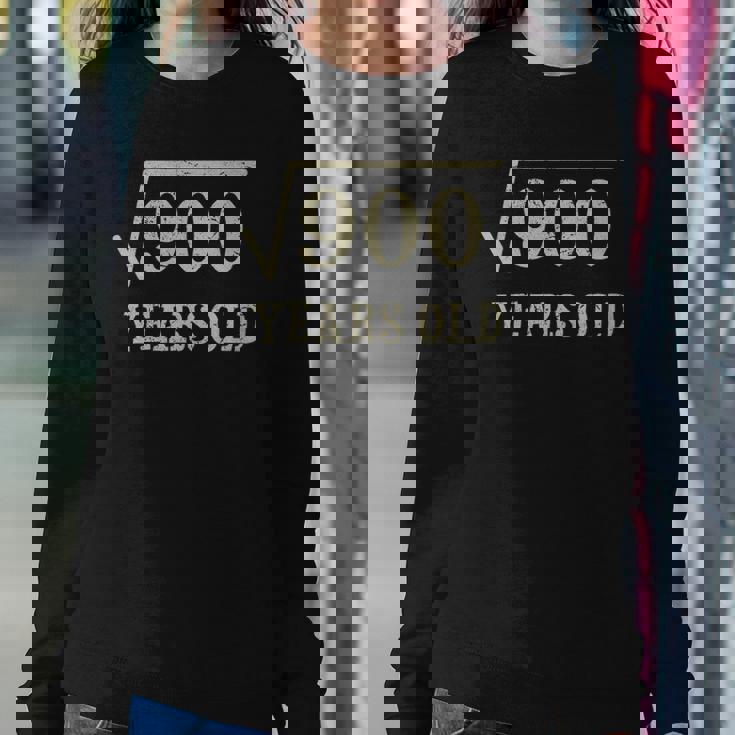 30 Years Old 30Th Birthday Give Idea Square Root Of 900 Vintage Birthday Sweatshirt Gifts for Her