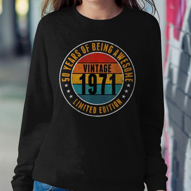 50 Year Old Vintage 1971 Limited Edition 50Th Birthday Sweatshirt Gifts for Her